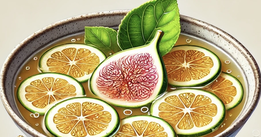 SUBA VS. Suba with figs on top of noodles